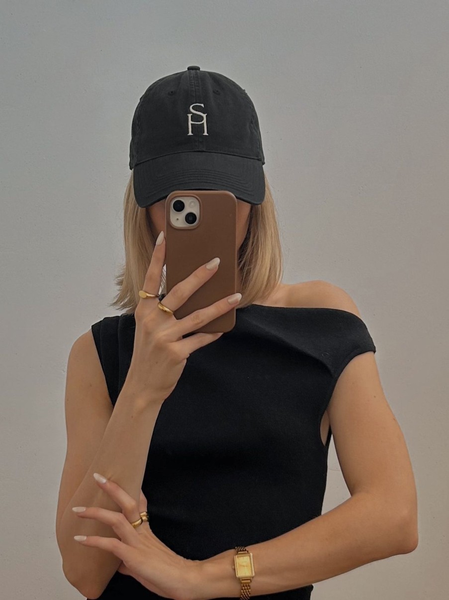 Women Saint Harlowe Hats | The Saint Harlowe Cap|Black