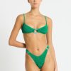 Women Bond-Eye Bikini Bottoms | Ring Scene Brief|Emerald Tiger