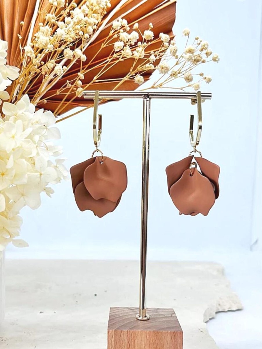 Women We The Cartel Jewellery | April Earrings|Mocha