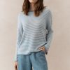 Women Little Lies Tops | Stripe Spring Knit