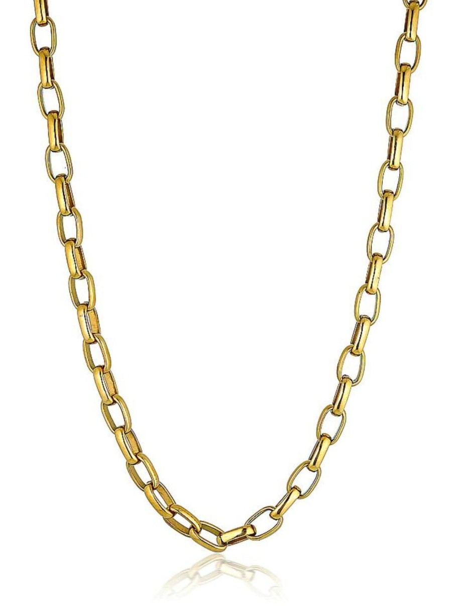 Women Cendré Jewellery | Violeta Link Necklace|Gold