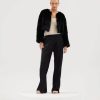 Women Bubish Jackets | Faux Lola Jacket-Black