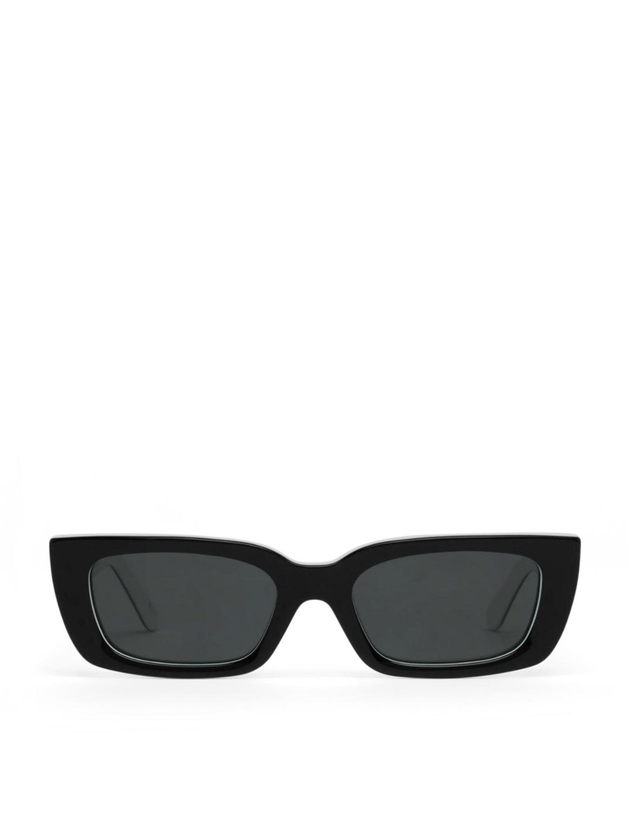 Women BANBE Sunglasses | The Bundchen|Black Cream Ink