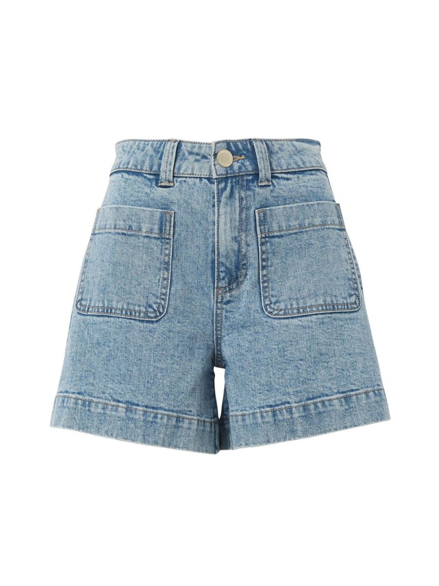 Women Ceres Life Bottoms | Denim Pocket Short