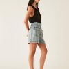 Women Esmaeé Bottoms | Edem Denim Shorts|Denim Blue