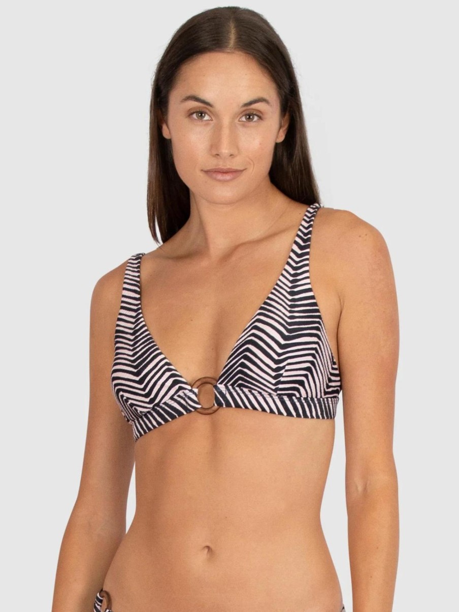 Women Baku Bikini Tops | Tidal Wave Ring Bra