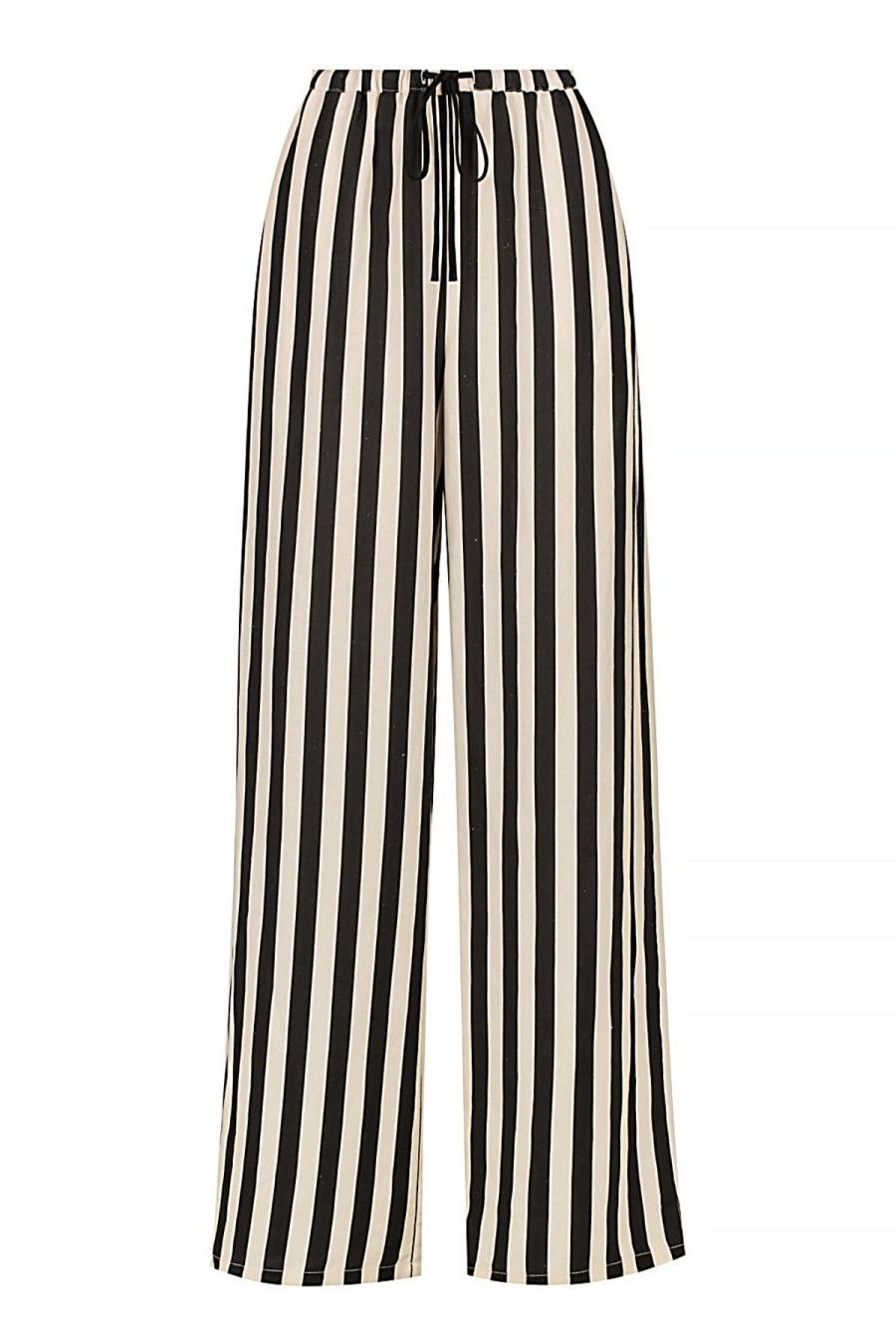 Women BISK The Label Bottoms | Josie Stripe Linen Blend Pants