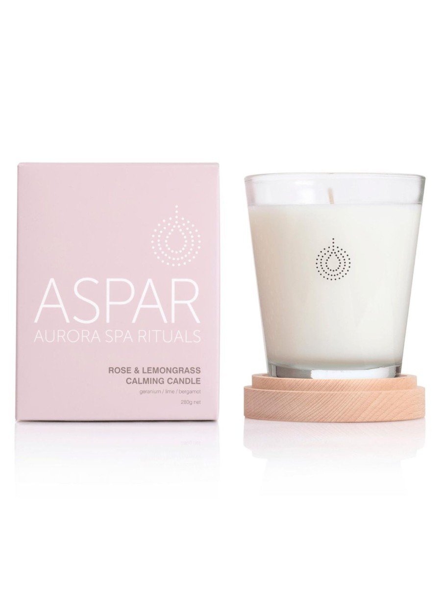 Women ASPAR Fragrance | Rose & Lemongrass Calming Candle