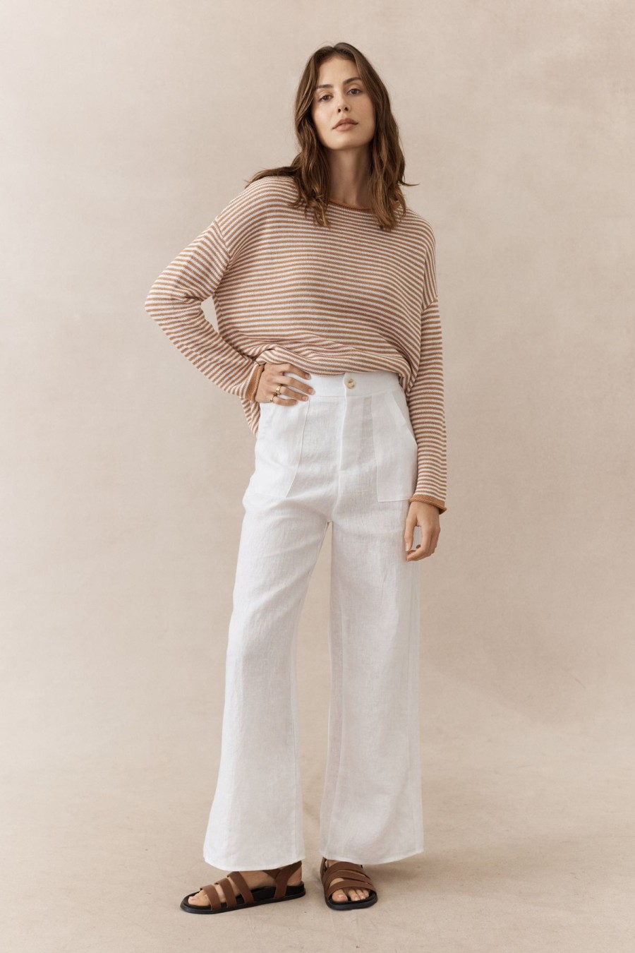 Women Little Lies Bottoms | Jude Linen Pants